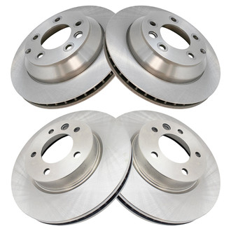 TRQ® - Front and Rear Disc Brake Rotors