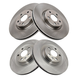 TRQ® - Front and Rear Disc Brake Rotors