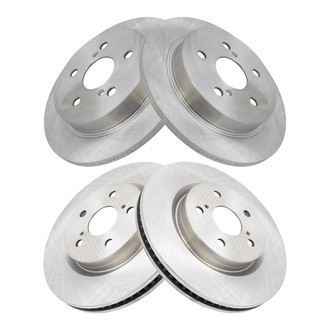 TRQ® - Front and Rear Disc Brake Rotors