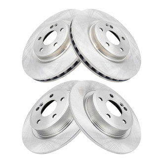 TRQ® - Front and Rear Disc Brake Rotors
