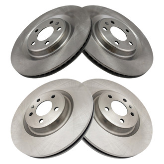TRQ® - Front and Rear Disc Brake Rotors