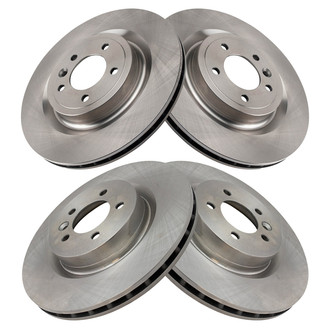 TRQ® - Front and Rear Disc Brake Rotors