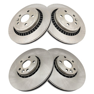 TRQ® - Front and Rear Disc Brake Rotors