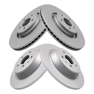 TRQ® - Front and Rear Disc Brake Rotors