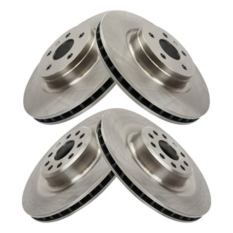 TRQ® - Front and Rear Disc Brake Rotors