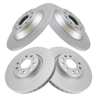 TRQ® - Front and Rear Disc Brake Rotors