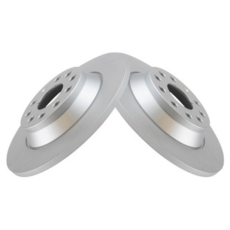 TRQ® - Solid Rear Disc Brake Rotors