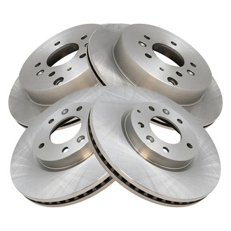 TRQ® - Plain Disc Brake Rotors