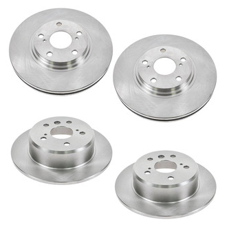 TRQ® - Plain Disc Brake Rotors