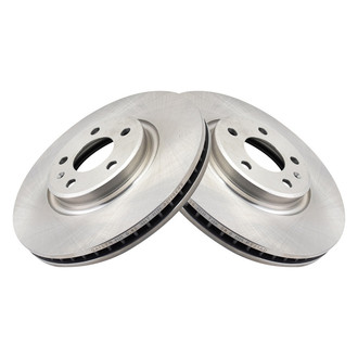 TRQ® - Plain Vented Front Disc Brake Rotors