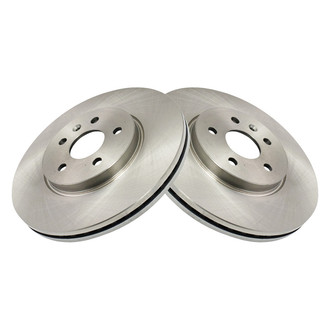TRQ® - Plain Vented Front Disc Brake Rotors