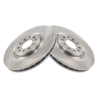 TRQ® - Plain Vented Front Disc Brake Rotors