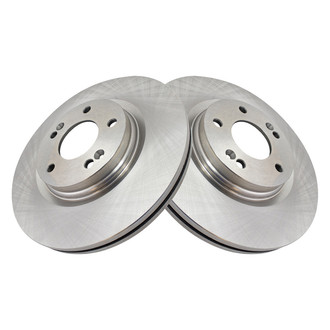 TRQ® - Plain Vented Front Disc Brake Rotors
