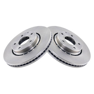 TRQ® - Plain Vented Front Disc Brake Rotors