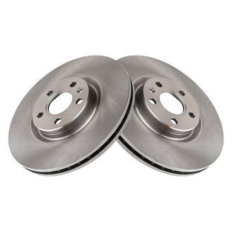 TRQ® - Plain Vented Front Disc Brake Rotors