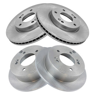 TRQ® - Plain Disc Brake Rotors