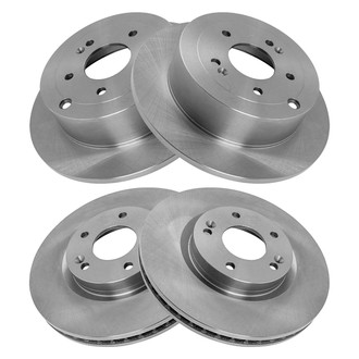 TRQ® - Plain Disc Brake Rotors