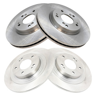 TRQ® - Plain Disc Brake Rotors
