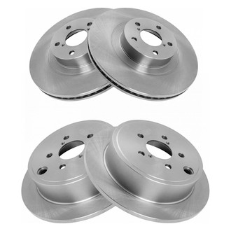 TRQ® - Plain Disc Brake Rotors