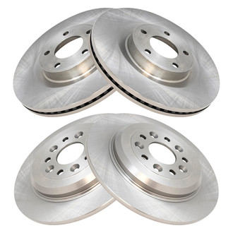 TRQ® - Plain Disc Brake Rotors