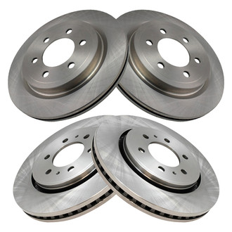 TRQ® - Plain Disc Brake Rotors