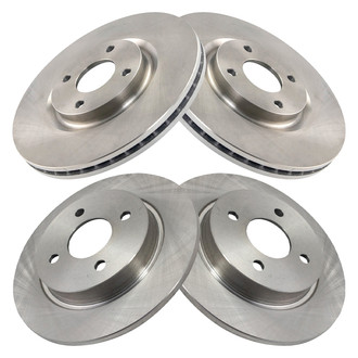 TRQ® - Plain Disc Brake Rotors