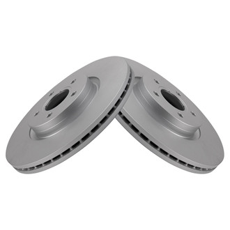TRQ® - Plain Vented Front Disc Brake Rotors