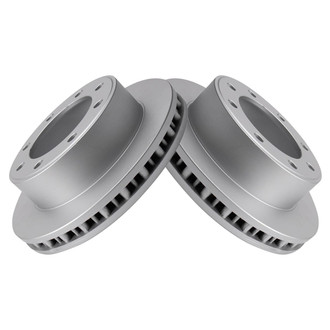 TRQ® - Plain Vented Front Disc Brake Rotors