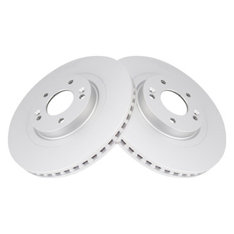 TRQ® - Plain Front Disc Brake Rotors