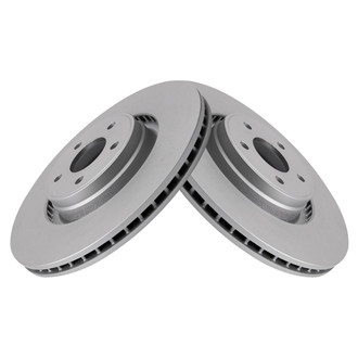 TRQ® - Plain Vented Front Disc Brake Rotors
