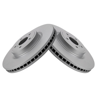 TRQ® - Plain Vented Front Disc Brake Rotors