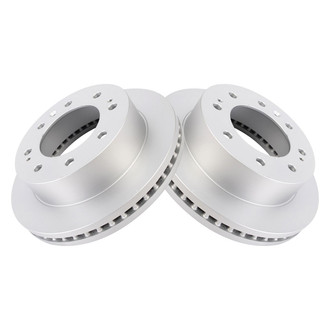 TRQ® - Plain Front Disc Brake Rotors