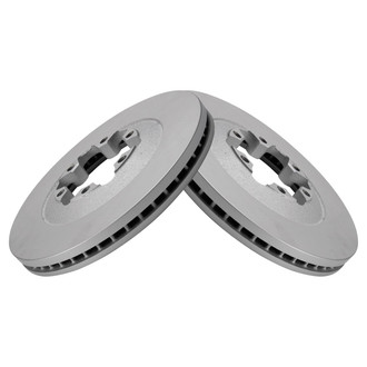 TRQ® - Plain Vented Front Disc Brake Rotors