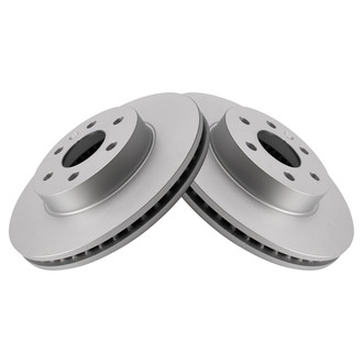 TRQ® - Plain Front Disc Brake Rotors