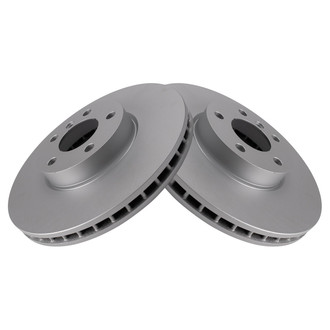 TRQ® - Plain Front Disc Brake Rotors