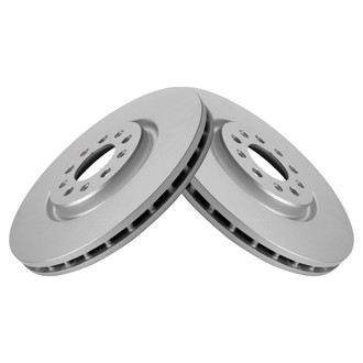 TRQ® - Plain Vented Front Disc Brake Rotors