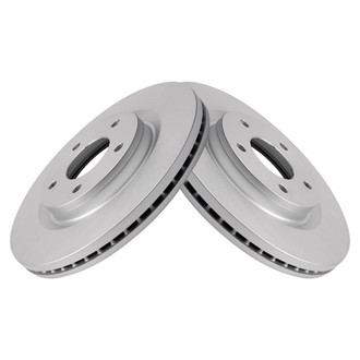 TRQ® - Plain Vented Front Disc Brake Rotors
