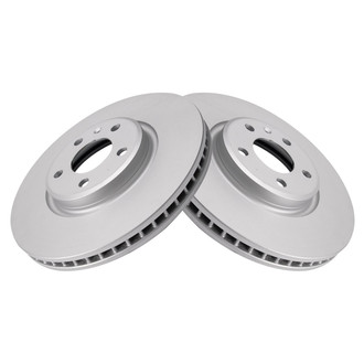 TRQ® - Plain Front Disc Brake Rotors