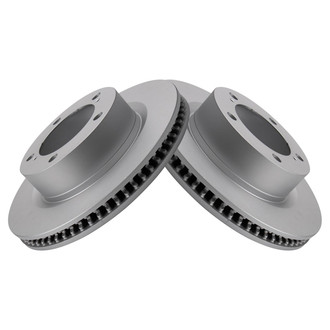 TRQ® - Plain Vented Front Disc Brake Rotors