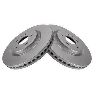 TRQ® - Plain Front Disc Brake Rotors