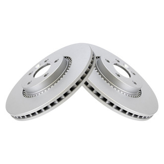 TRQ® - Plain Front Disc Brake Rotors