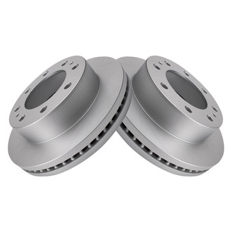 TRQ® - Plain Front Disc Brake Rotors