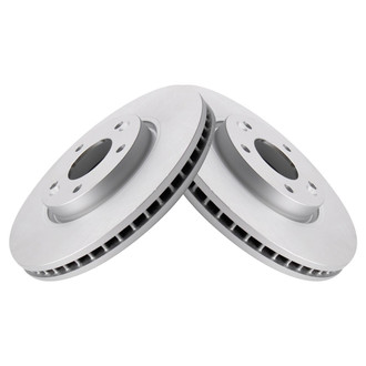 TRQ® - Plain Vented Front Disc Brake Rotors