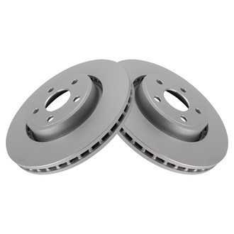 TRQ® - Plain Vented Front Disc Brake Rotors