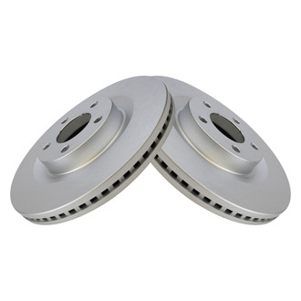 TRQ® - Plain Front Disc Brake Rotors