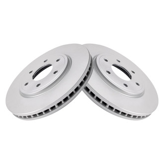 TRQ® - Plain Front Disc Brake Rotors