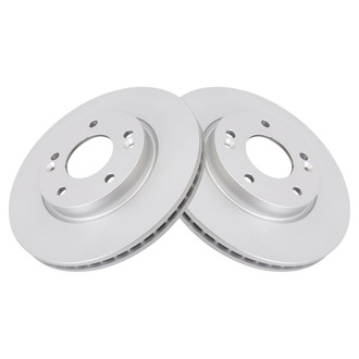 TRQ® - Plain Vented Front Disc Brake Rotors
