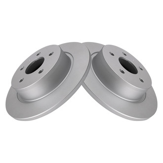 TRQ® - Plain Rear Disc Brake Rotors