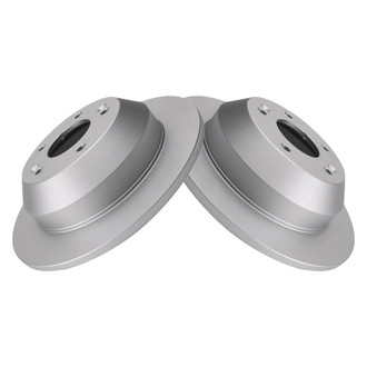 TRQ® - Plain Rear Disc Brake Rotors