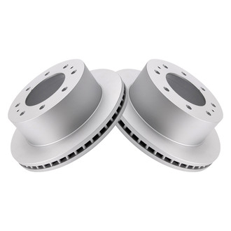 TRQ® - Plain Rear Disc Brake Rotors